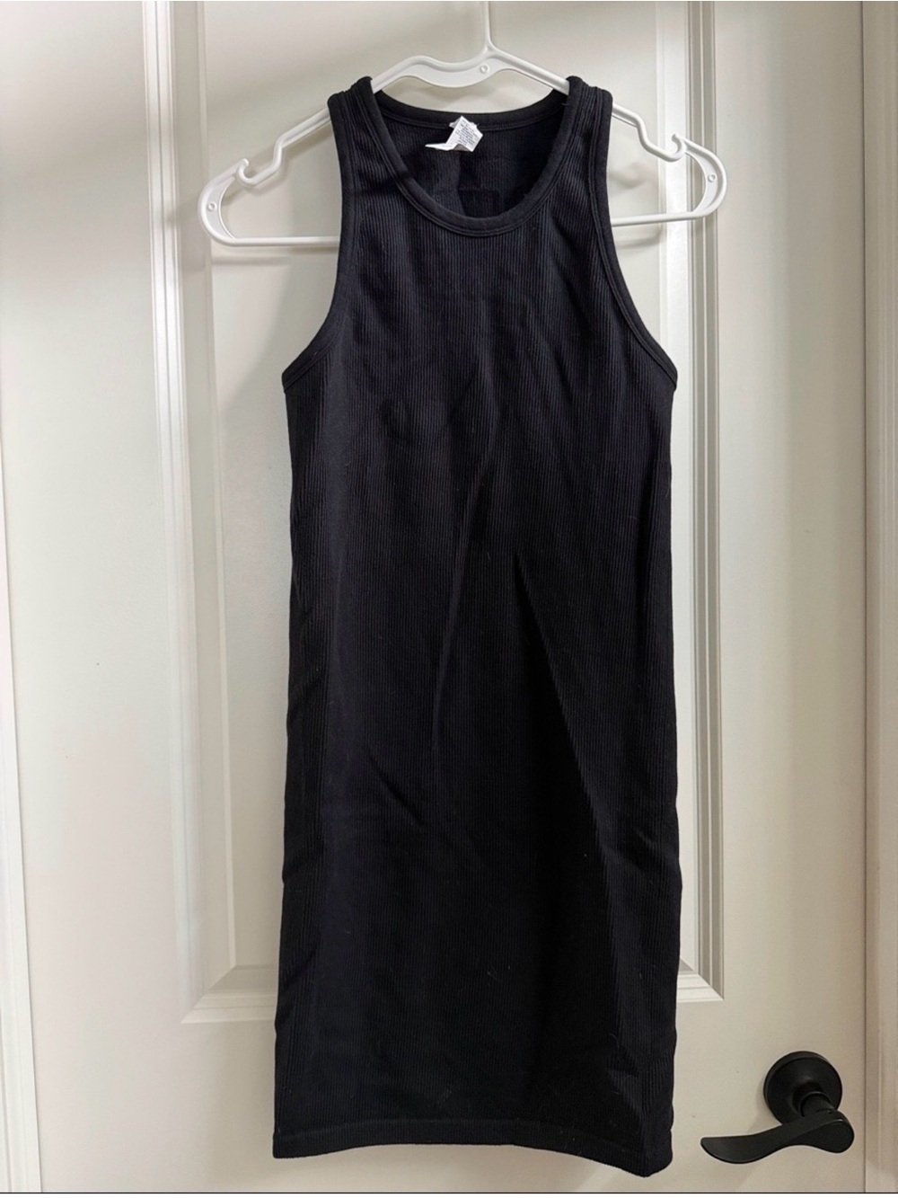 alo seamless ribbed warm nights Ribbed Tank Dress